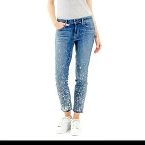 Level 99 Amber Relaxed Skinny Jeans In Galaxy